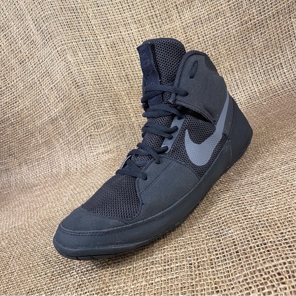 Nike Other - Nike Wresting Shoes Basketball Fury Black Men's Size 10